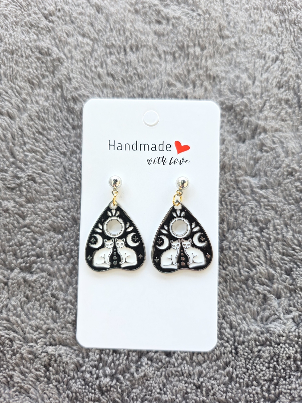 Halloween Earrings: Tarot and Ouija - The Twin Cats